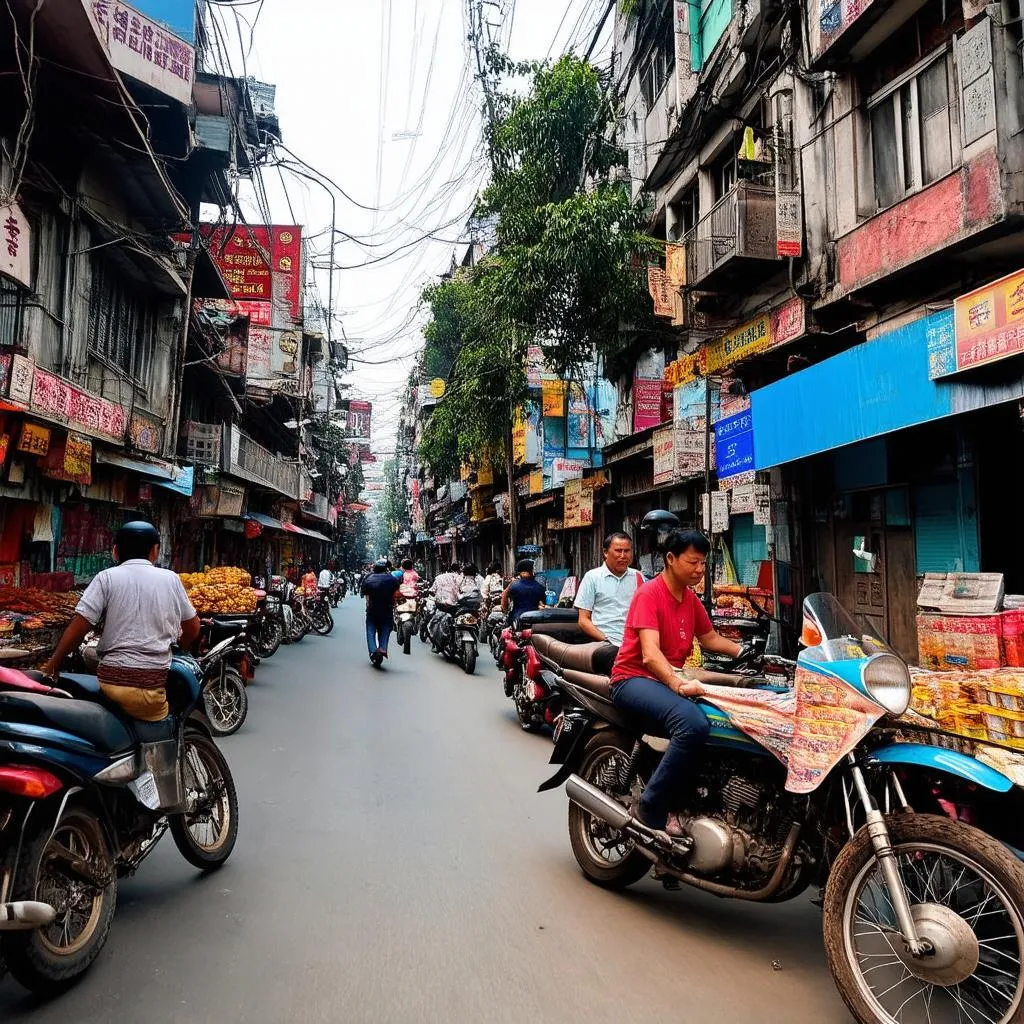 Hanoi street scene