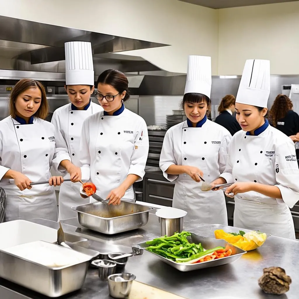 Hanoi Tourism College Students Training