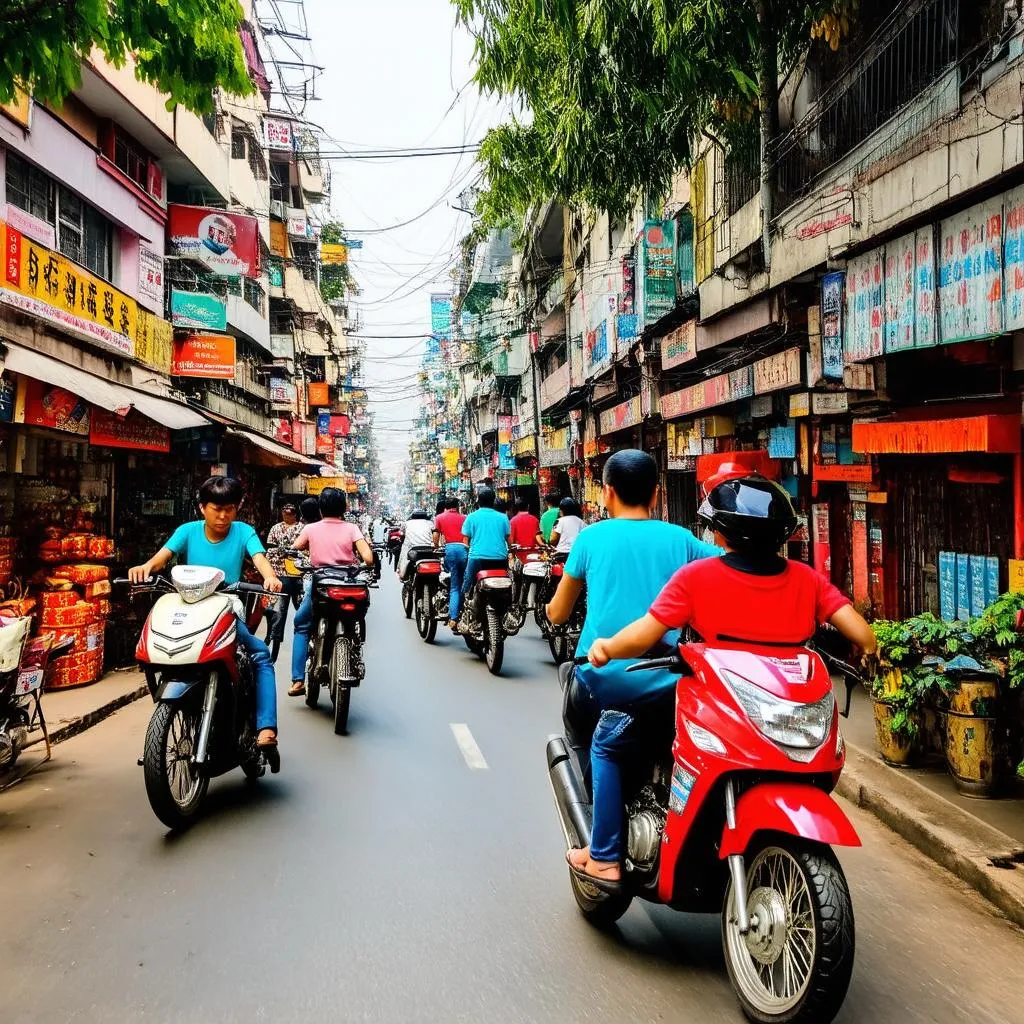 Hanoi street scene