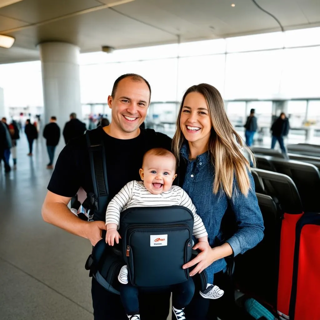 Family at Airport