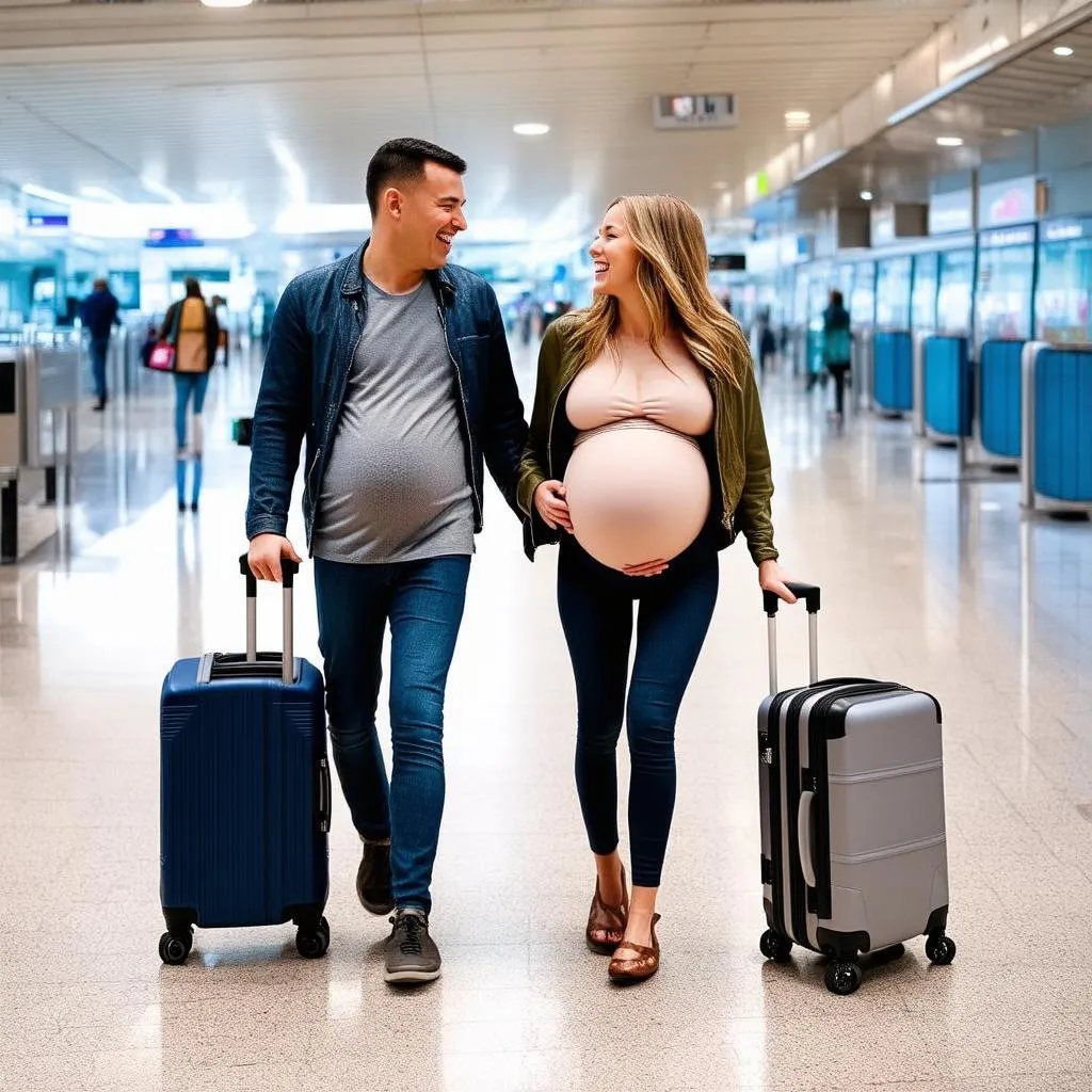 couple at airport