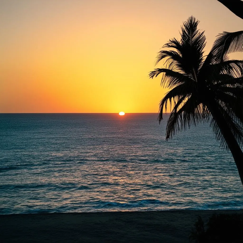 Hawaiian Beach Sunset