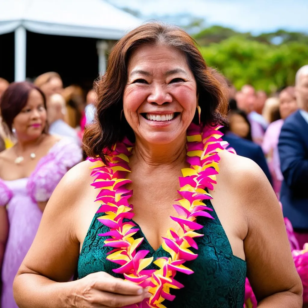 Hawaiian Lei Ceremony