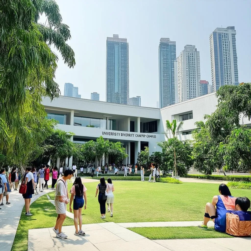 Modern University Campus in Ho Chi Minh City