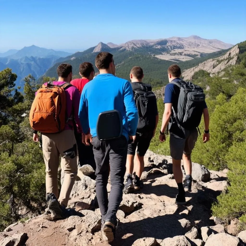 mountain, hiking, travel speaker