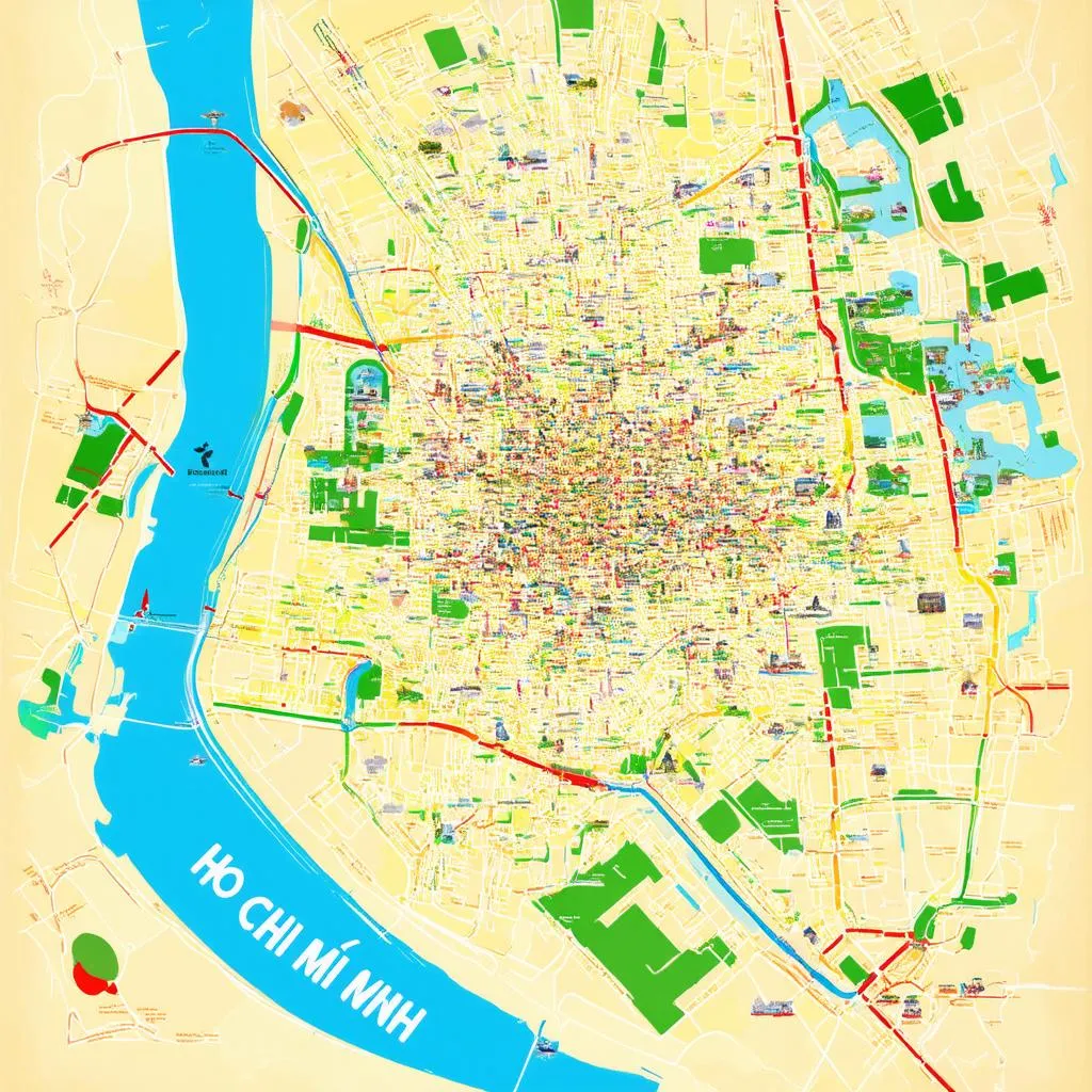 Ho Chi Minh City Travel Map