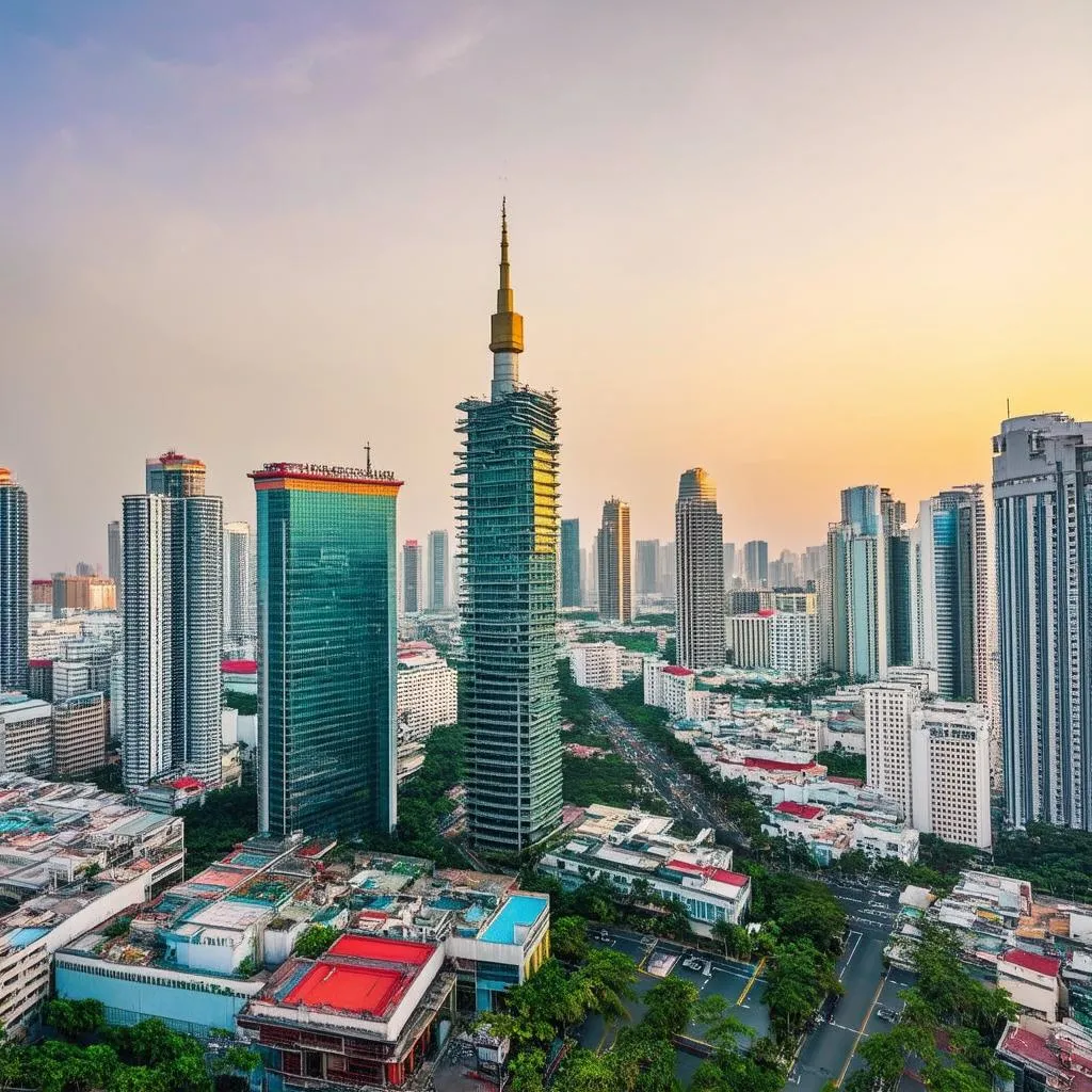 Ho Chi Minh City skyline