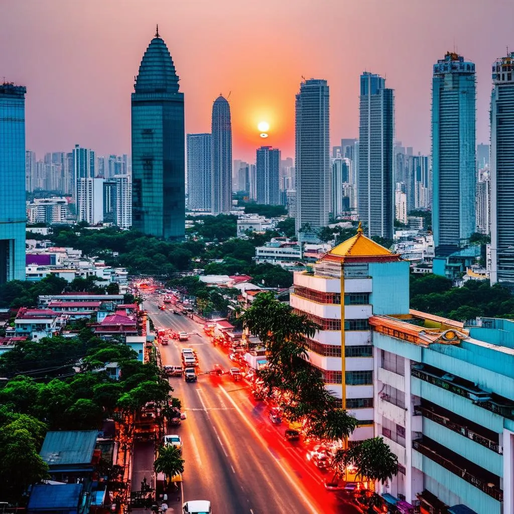 Ho Chi Minh City Skyline