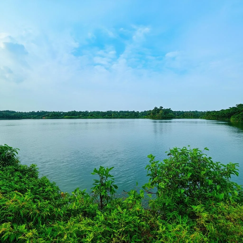 Serene Lake View