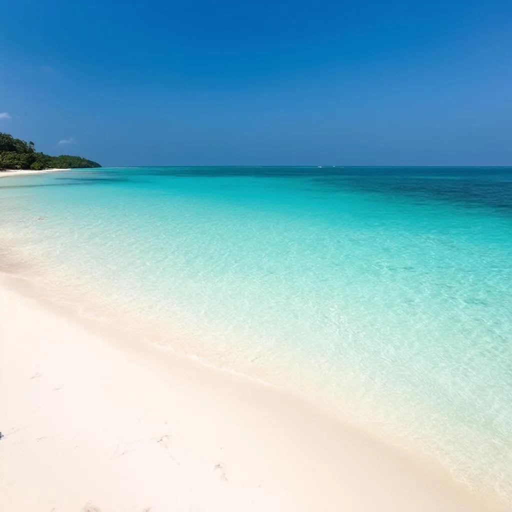 beach in ho tram vietnam