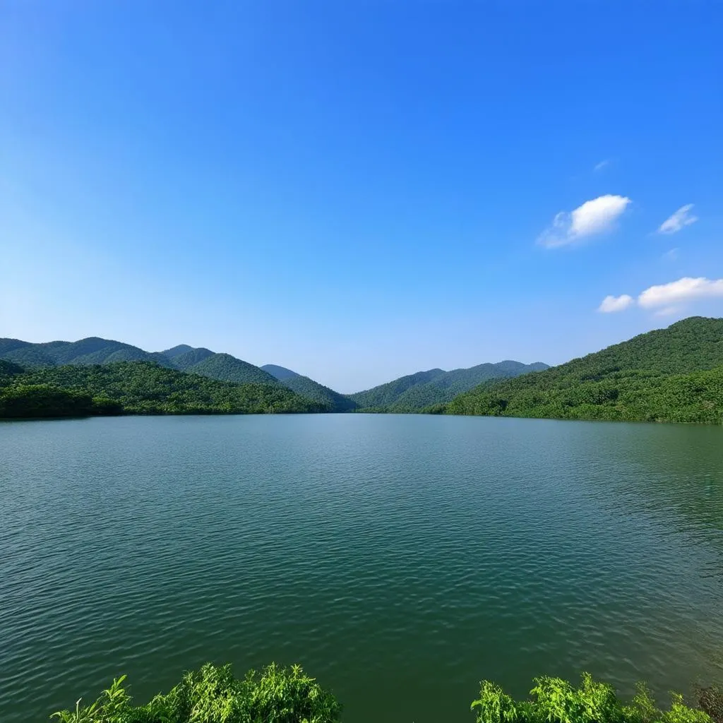 Serene Lake View