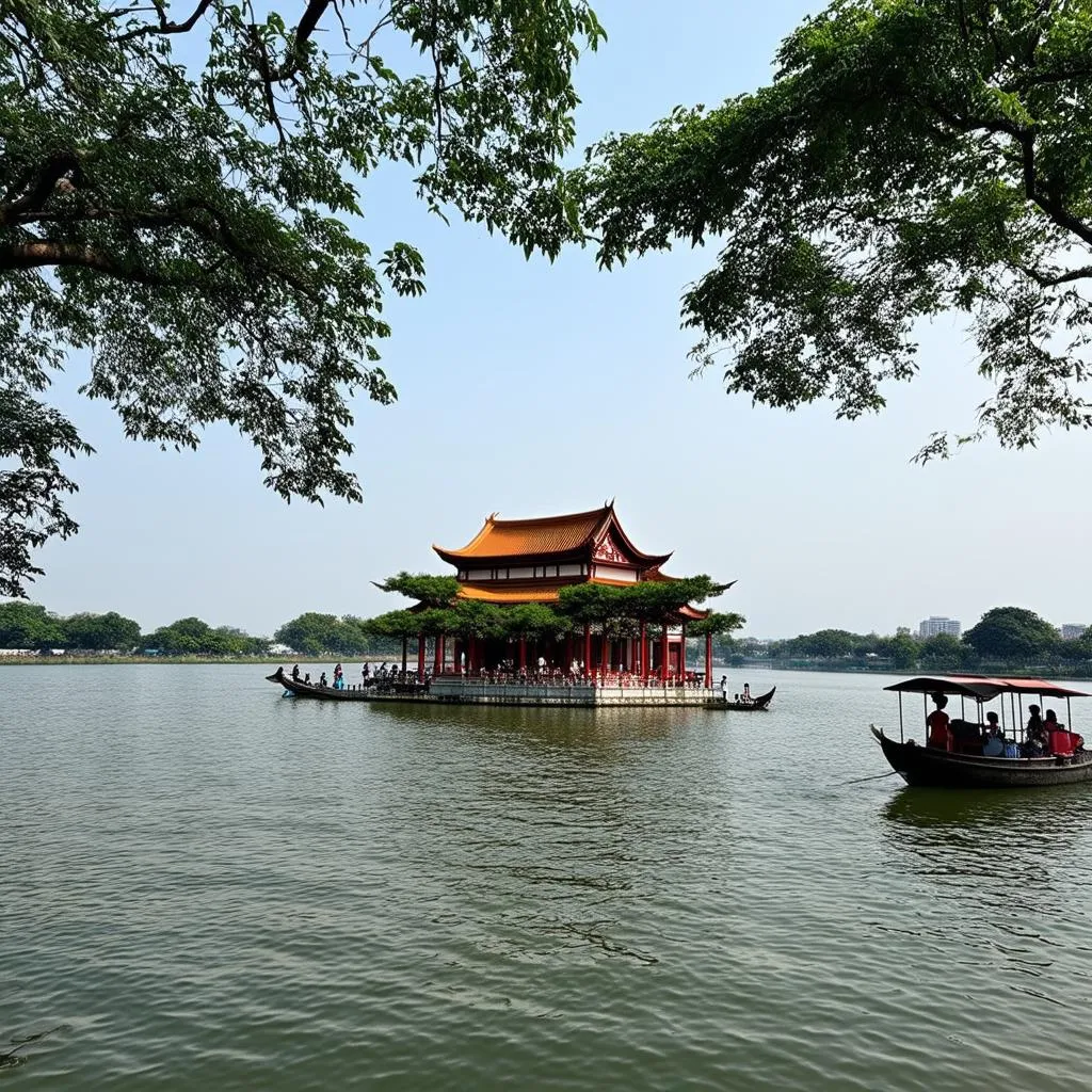 Hoan Kiem Lake Hanoi 2018