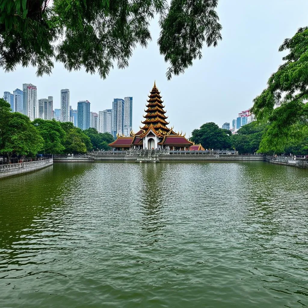 Hoan Kiem Lake Hanoi