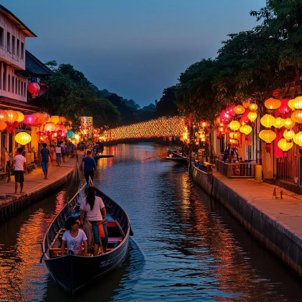 Hoi An Ancient Town at Dusk