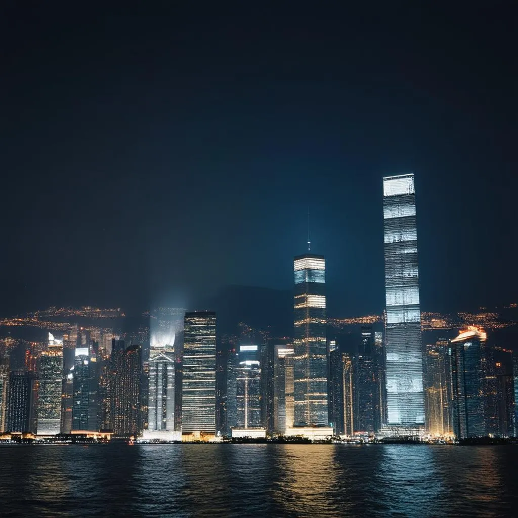 Hong Kong Skyline at Night