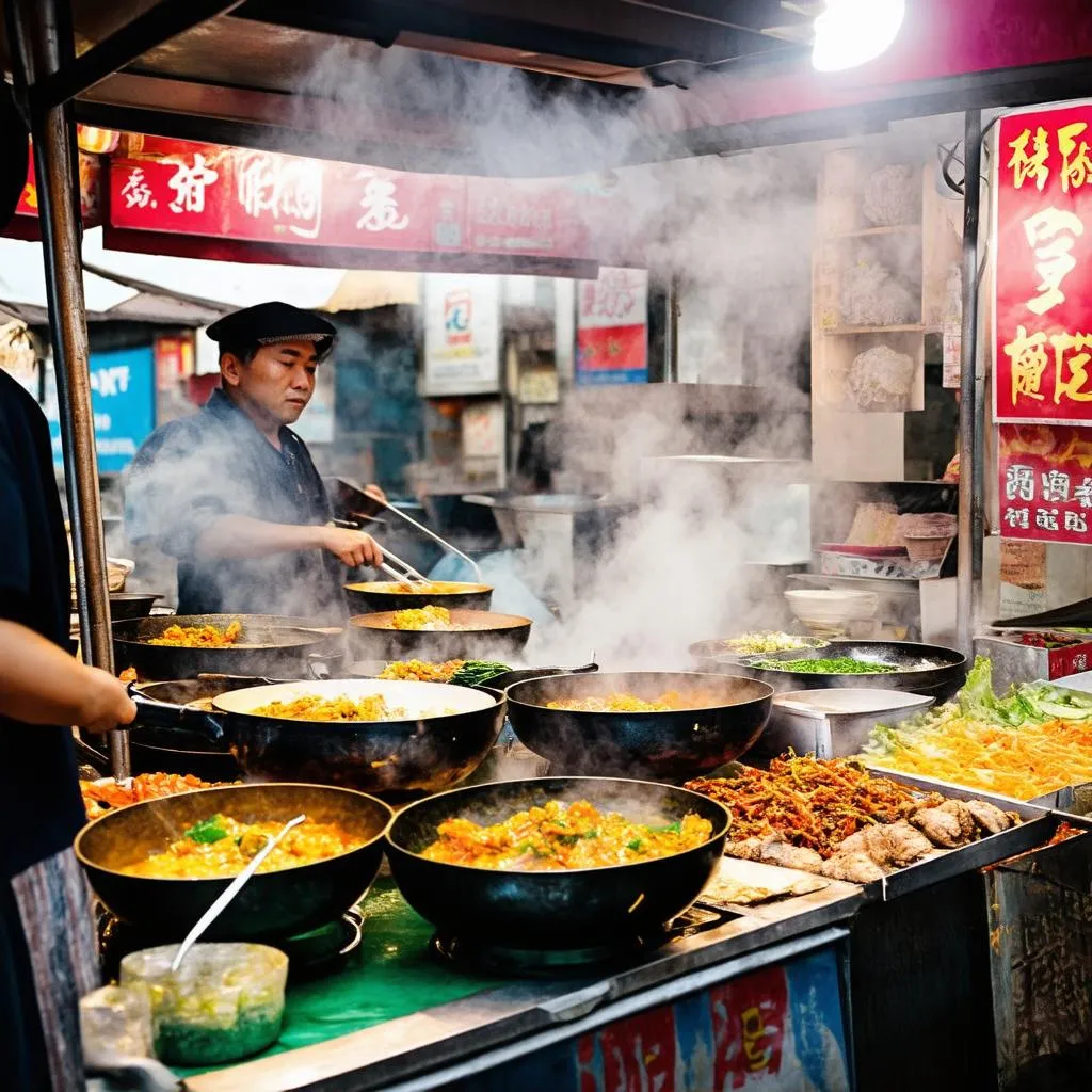 Hong Kong Street Food Vendor