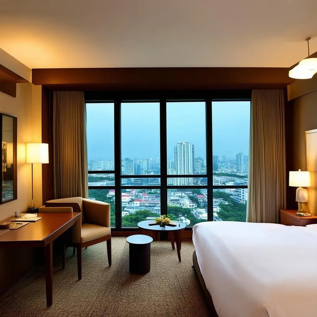 Luxury Hotel Room with Hanoi View