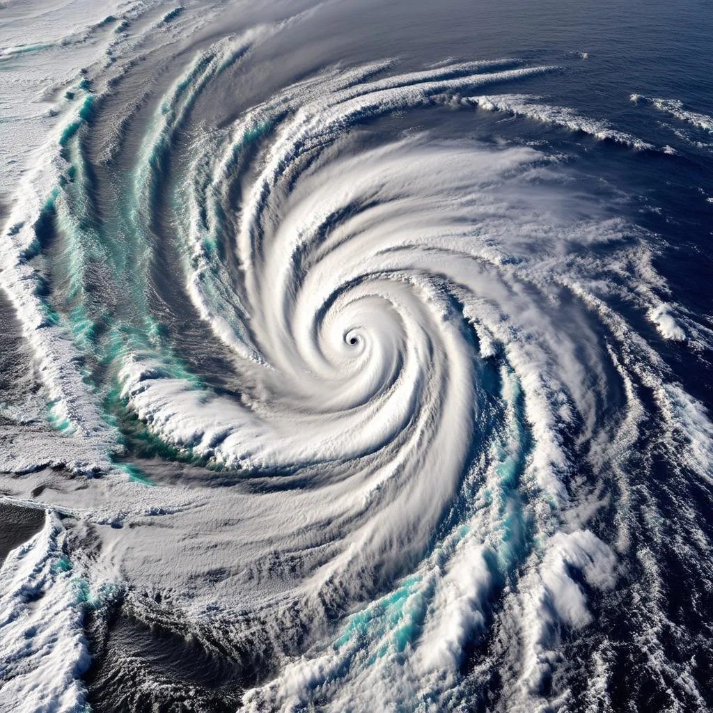 Hurricane Making Landfall