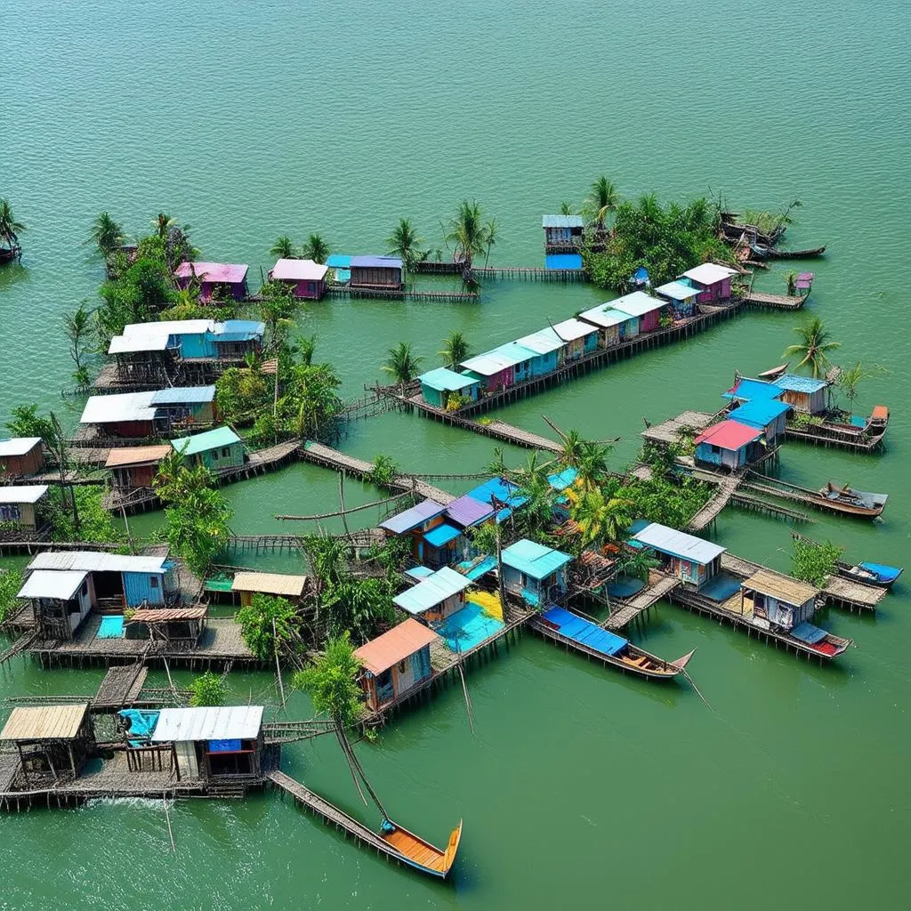 Inle Lake Floating Village