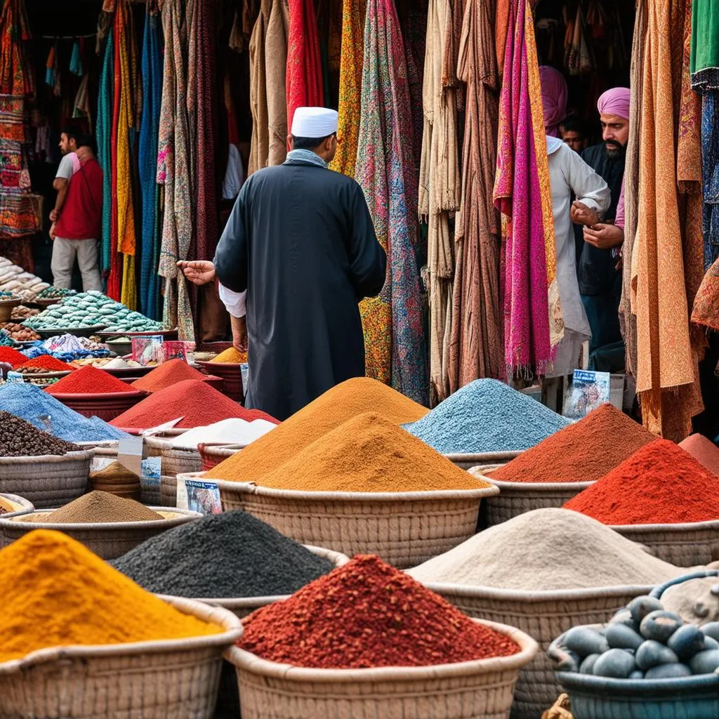 Exploring an Iraqi Bazaar