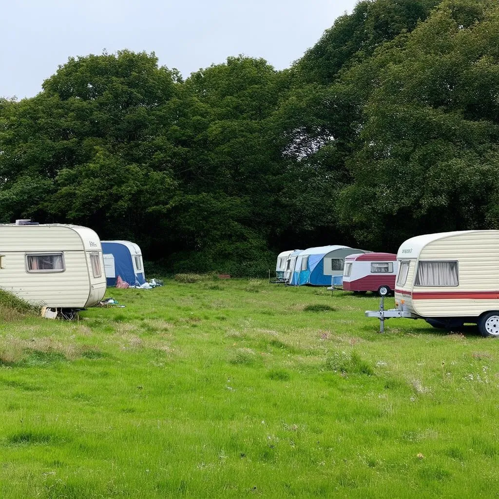 Irish Travellers Camp