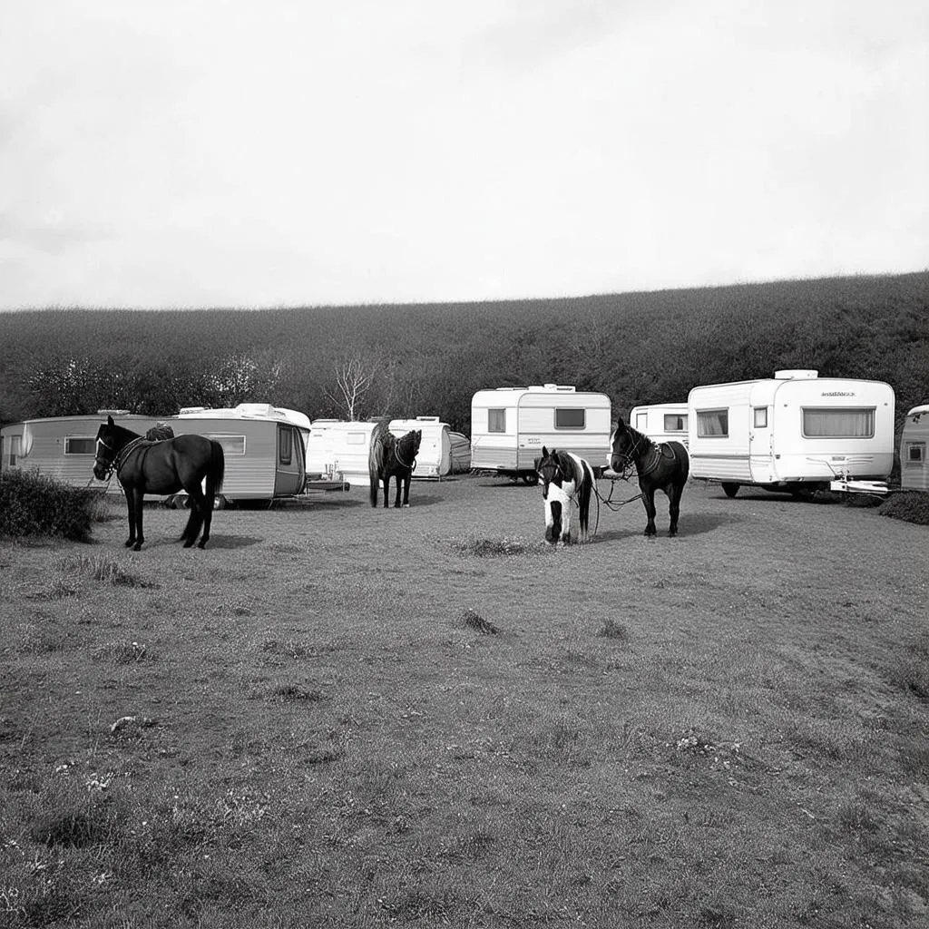 Irish Travellers Camp