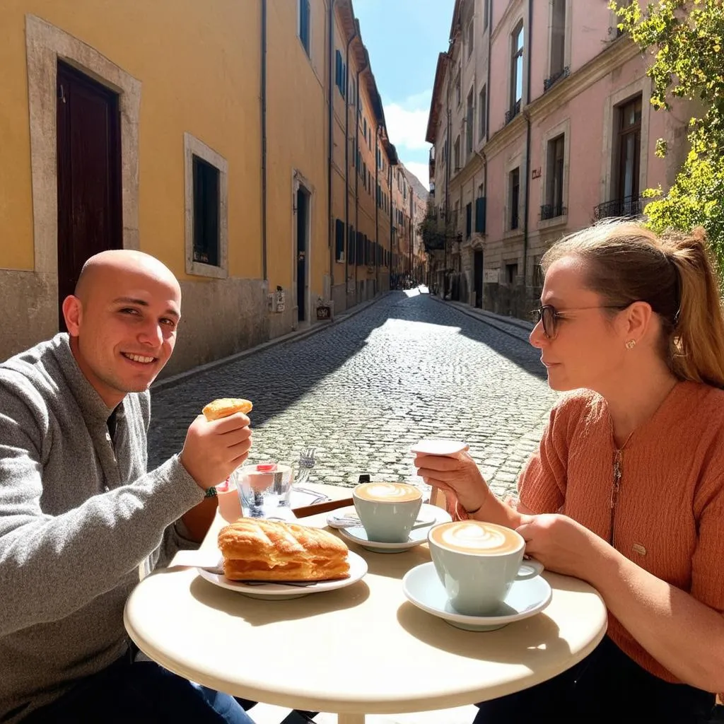 Italian Cafe Conversation