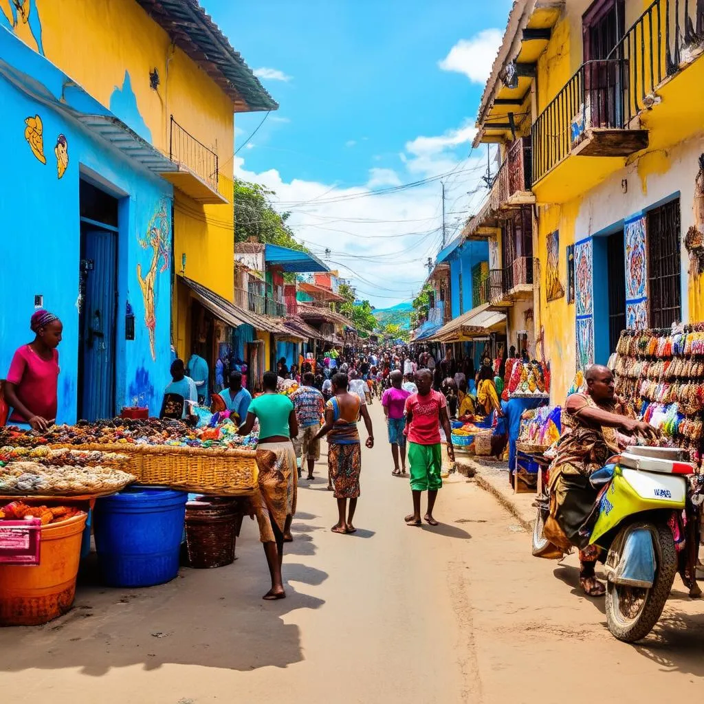 Vibrant Art in Jacmel