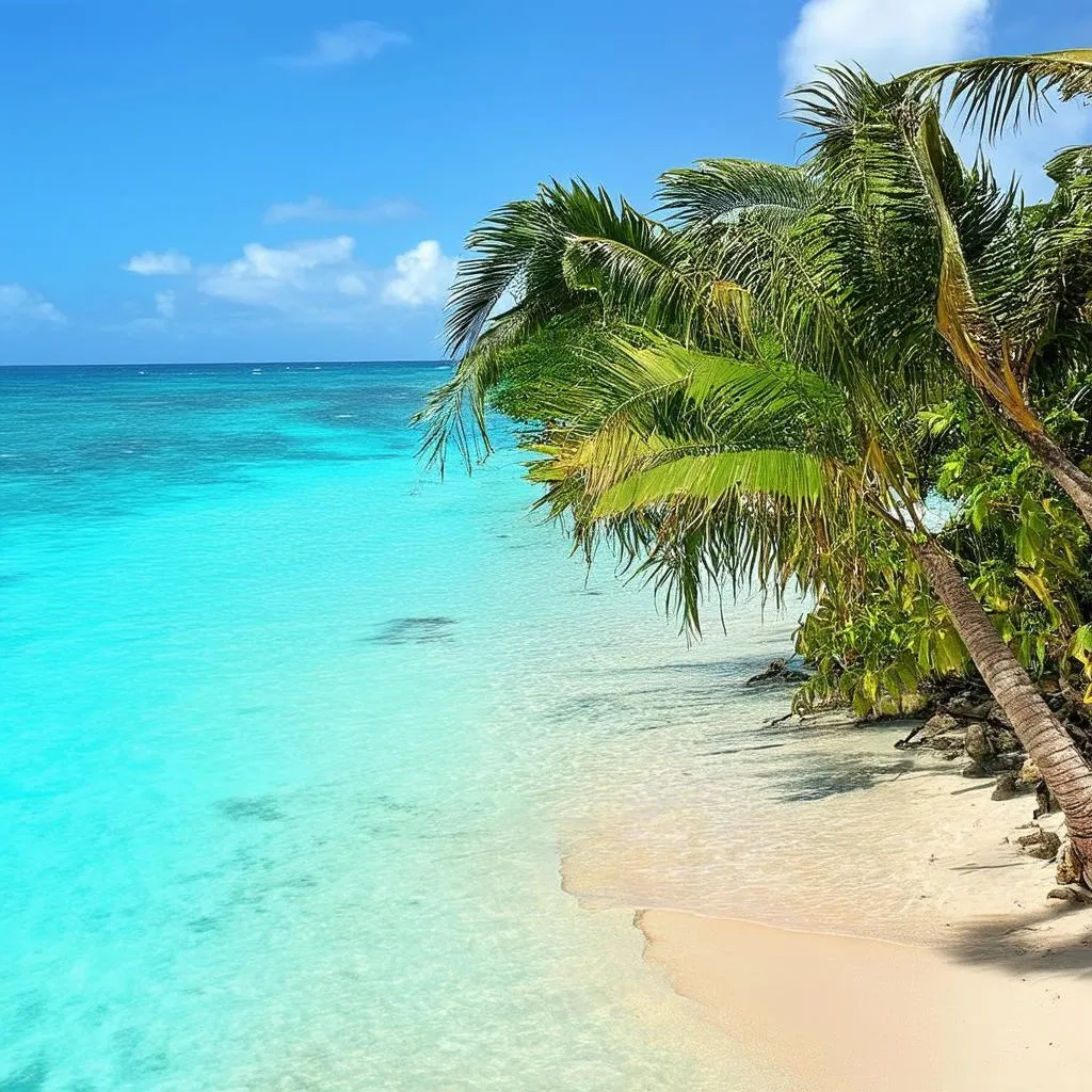 Tropical Beach in Jamaica