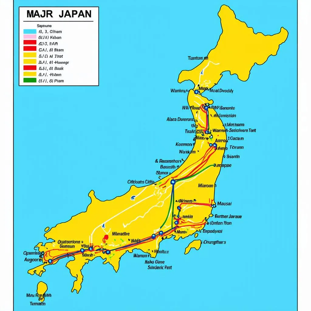 Japan Travel Map