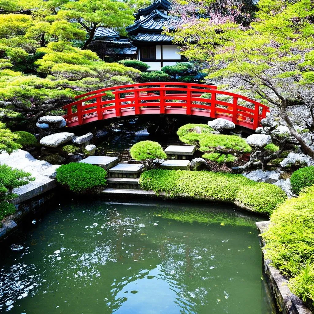 Peaceful Japanese Garden