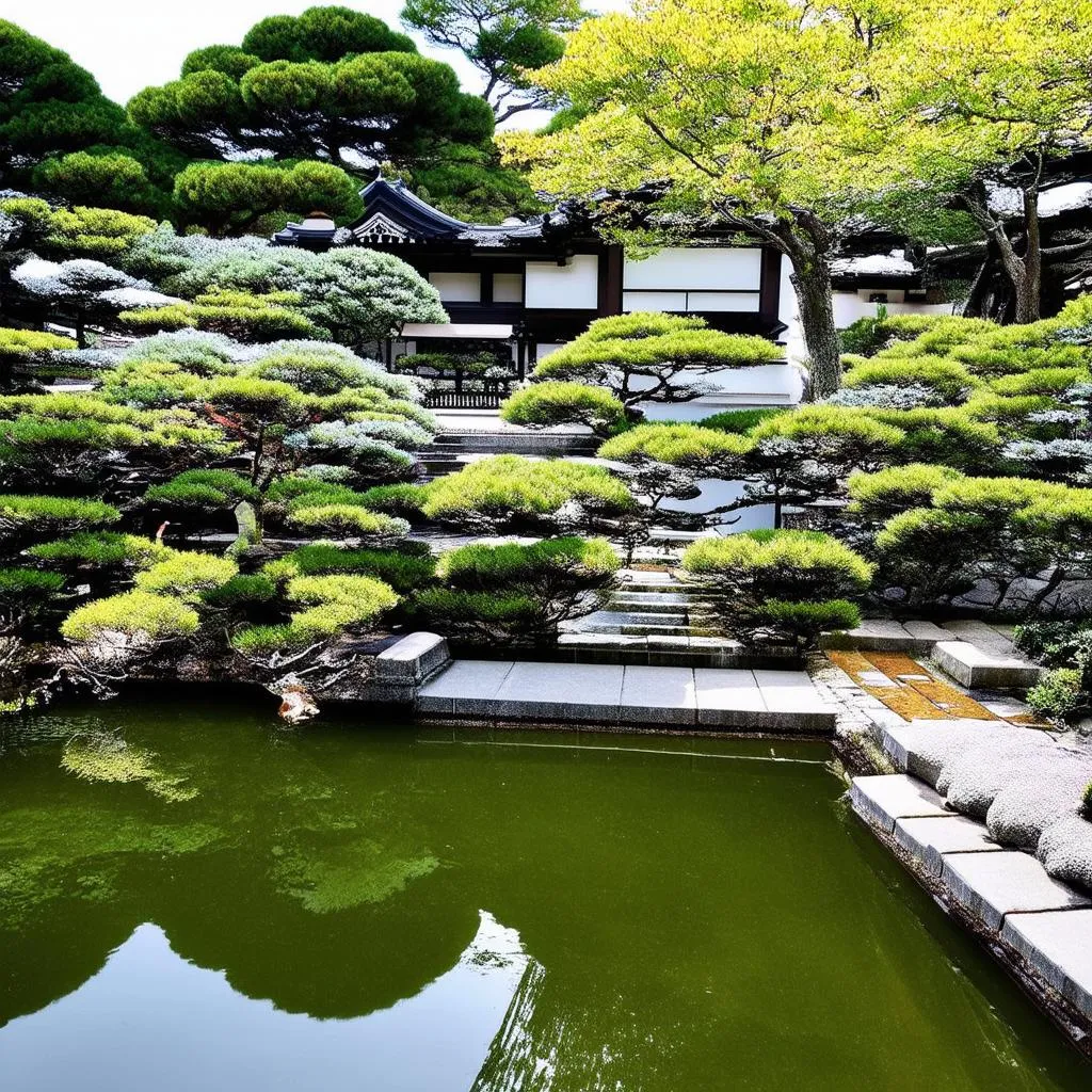 Tranquil Japanese Garden