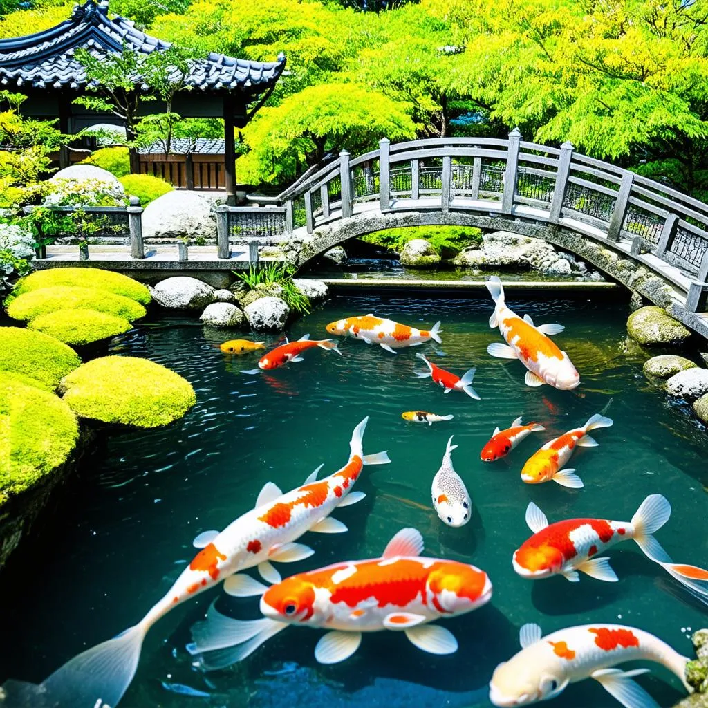 serene japanese garden