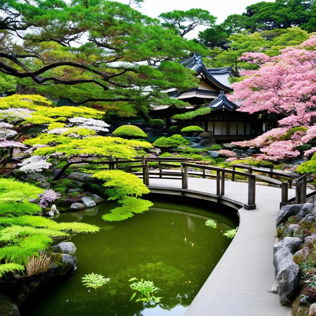 Peaceful Japanese Garden