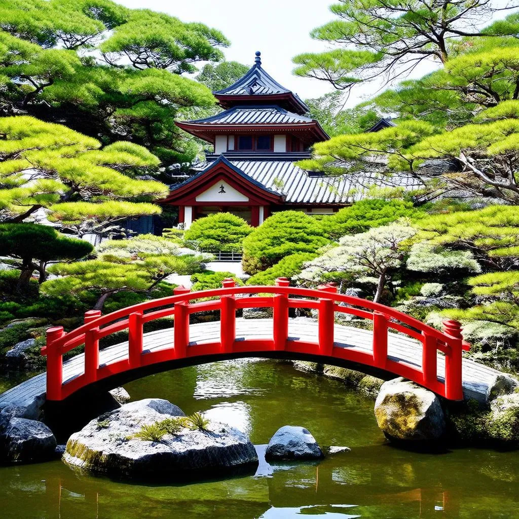 Peaceful Japanese Garden