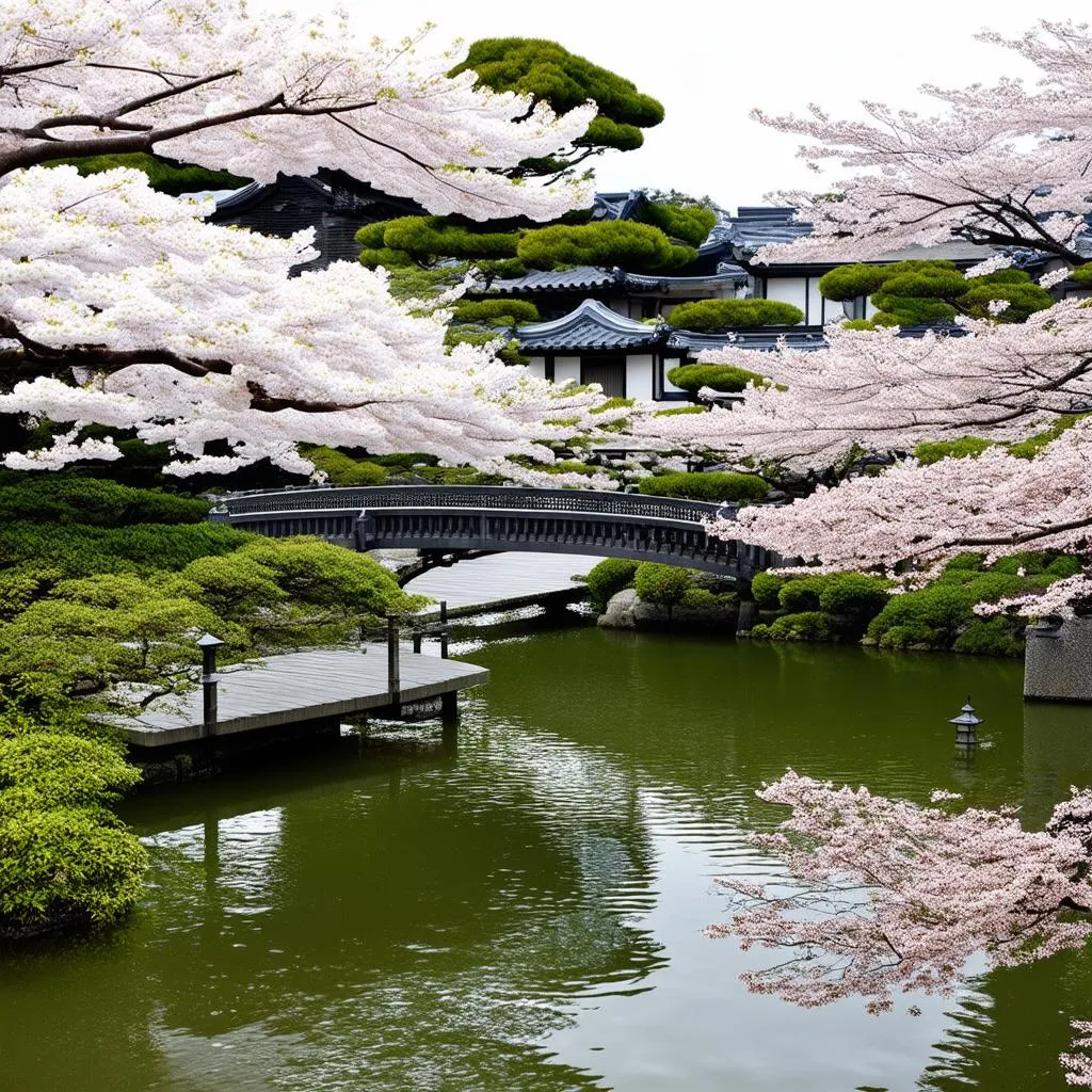 Japanese Garden in Spring