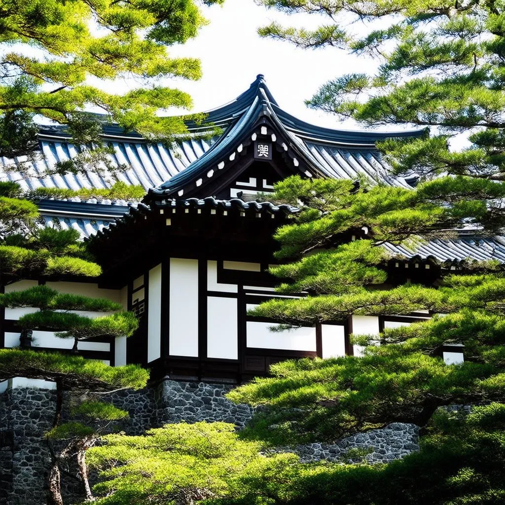 Peaceful Japanese Temple