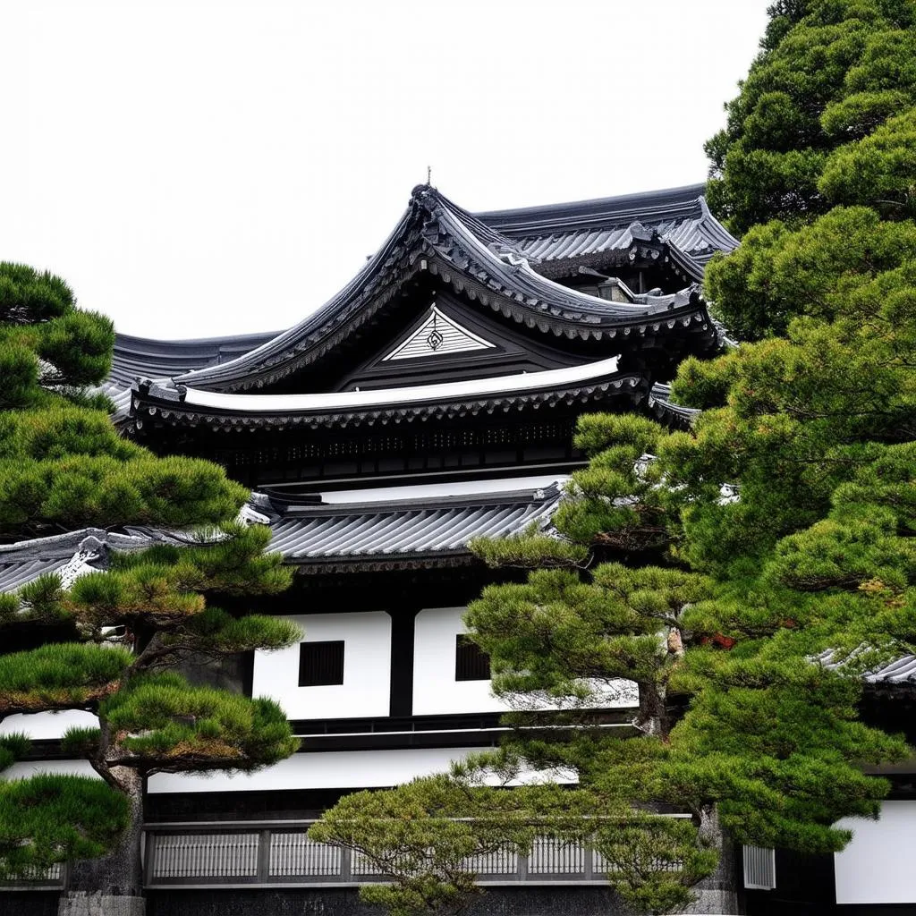 Ancient Japanese Temple in Kyoto