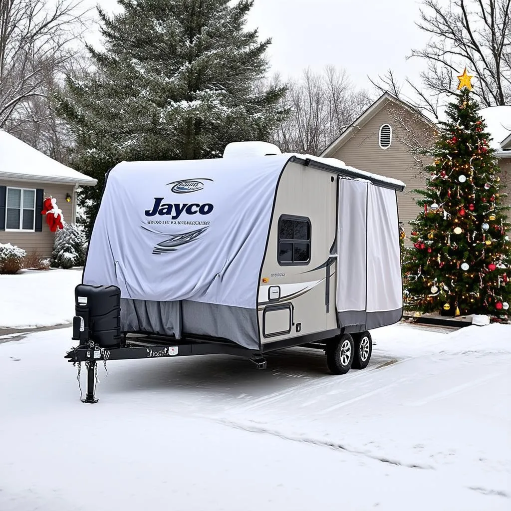 Winterized Jayco Trailer