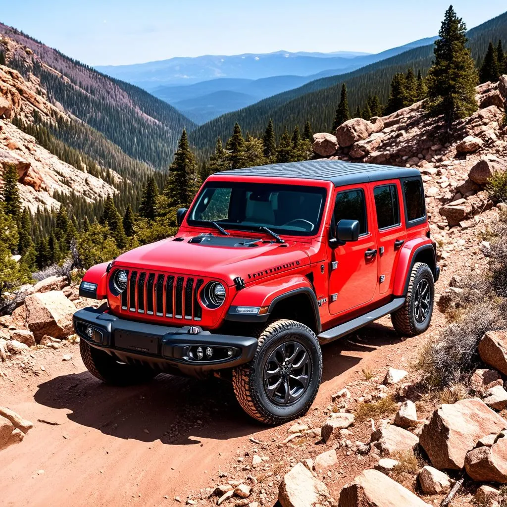 Jeep Wrangler off-road