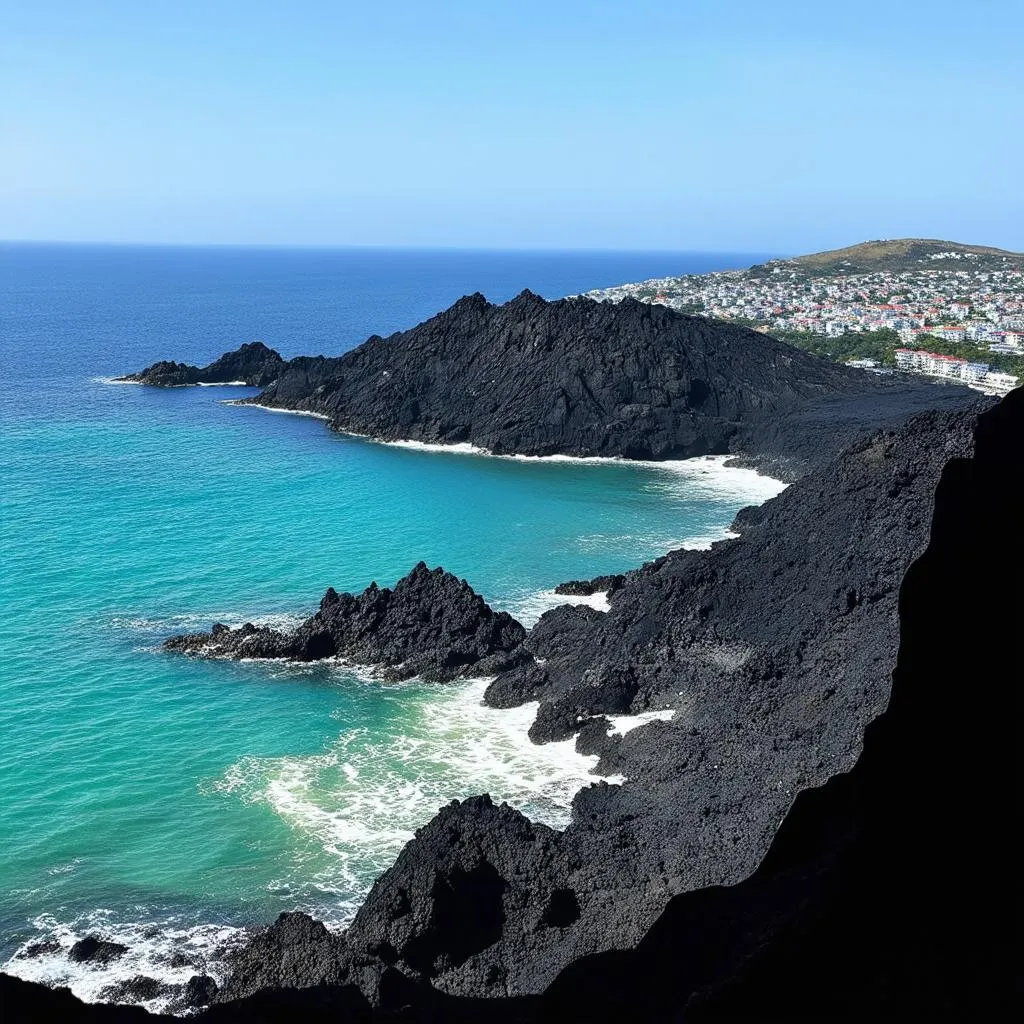 Coastal View of Jeju Island