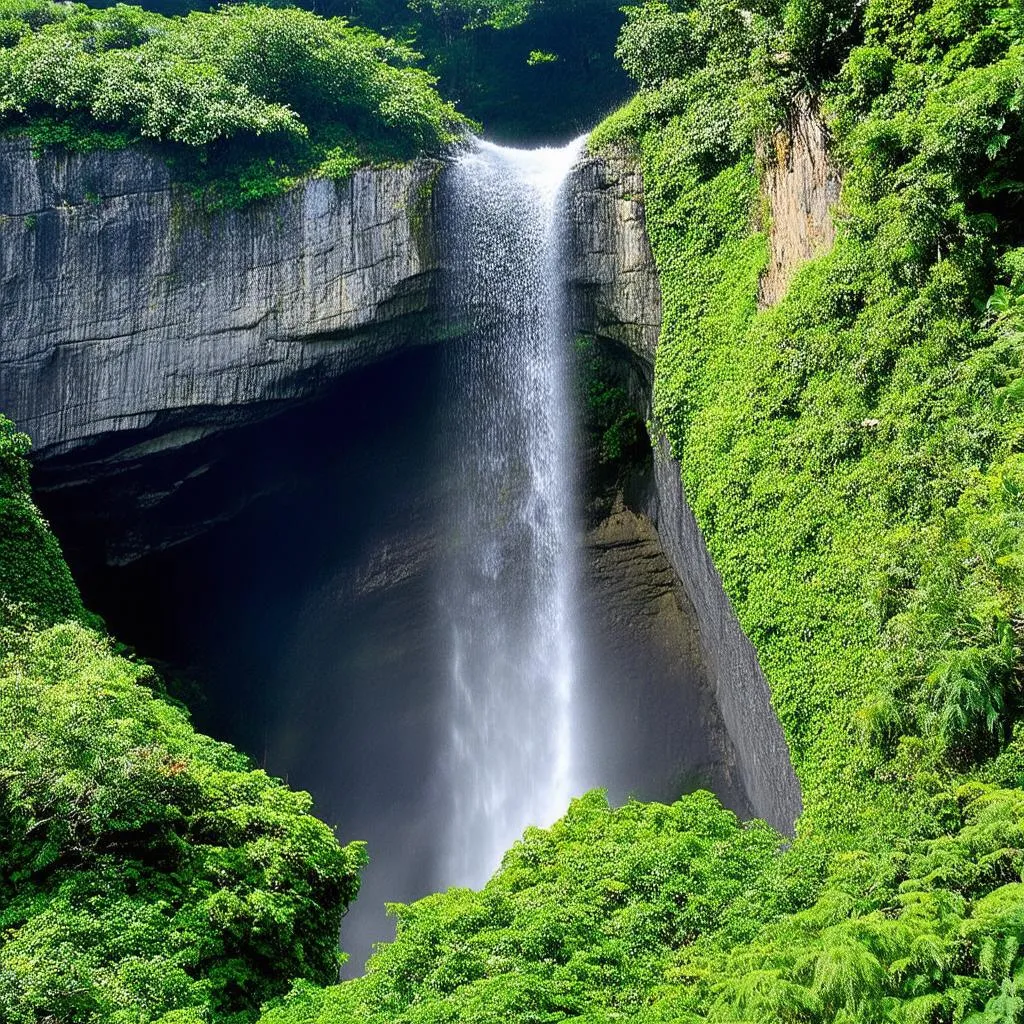 Jeju Island Waterfall