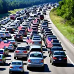 Traffic Jam on July 4th