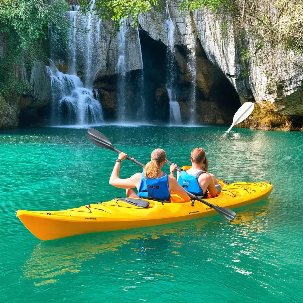 kayaking Plitvice Lakes National Park