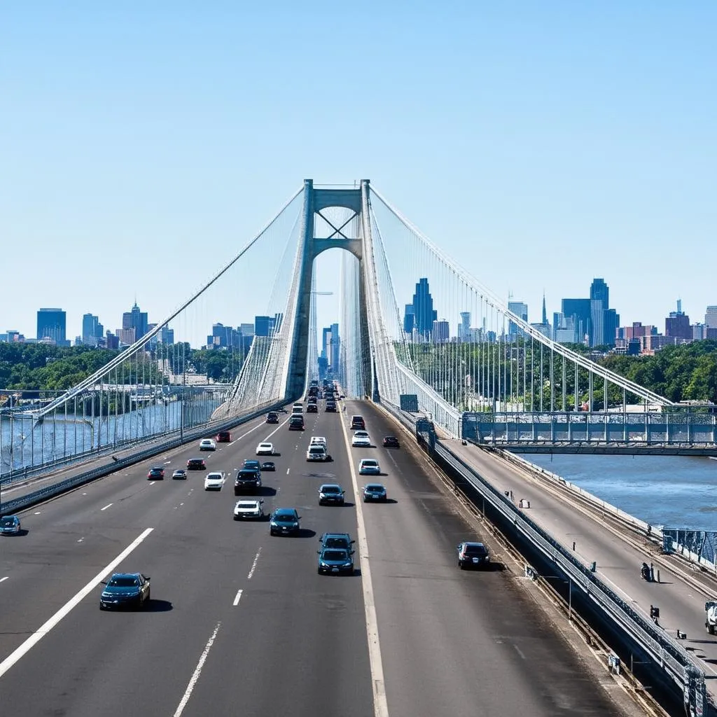 Traffic on Key Bridge