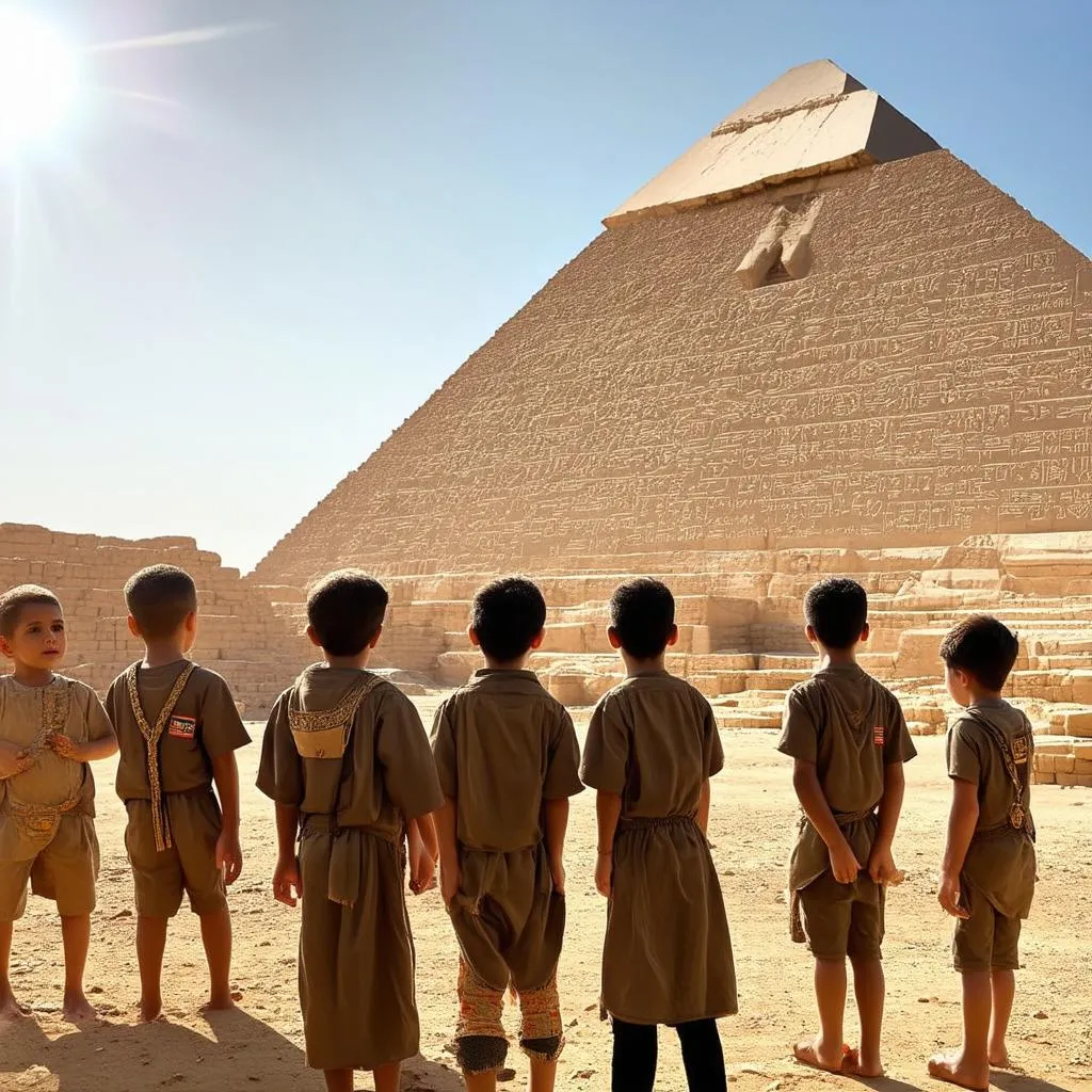 Kids Exploring Ancient Egypt