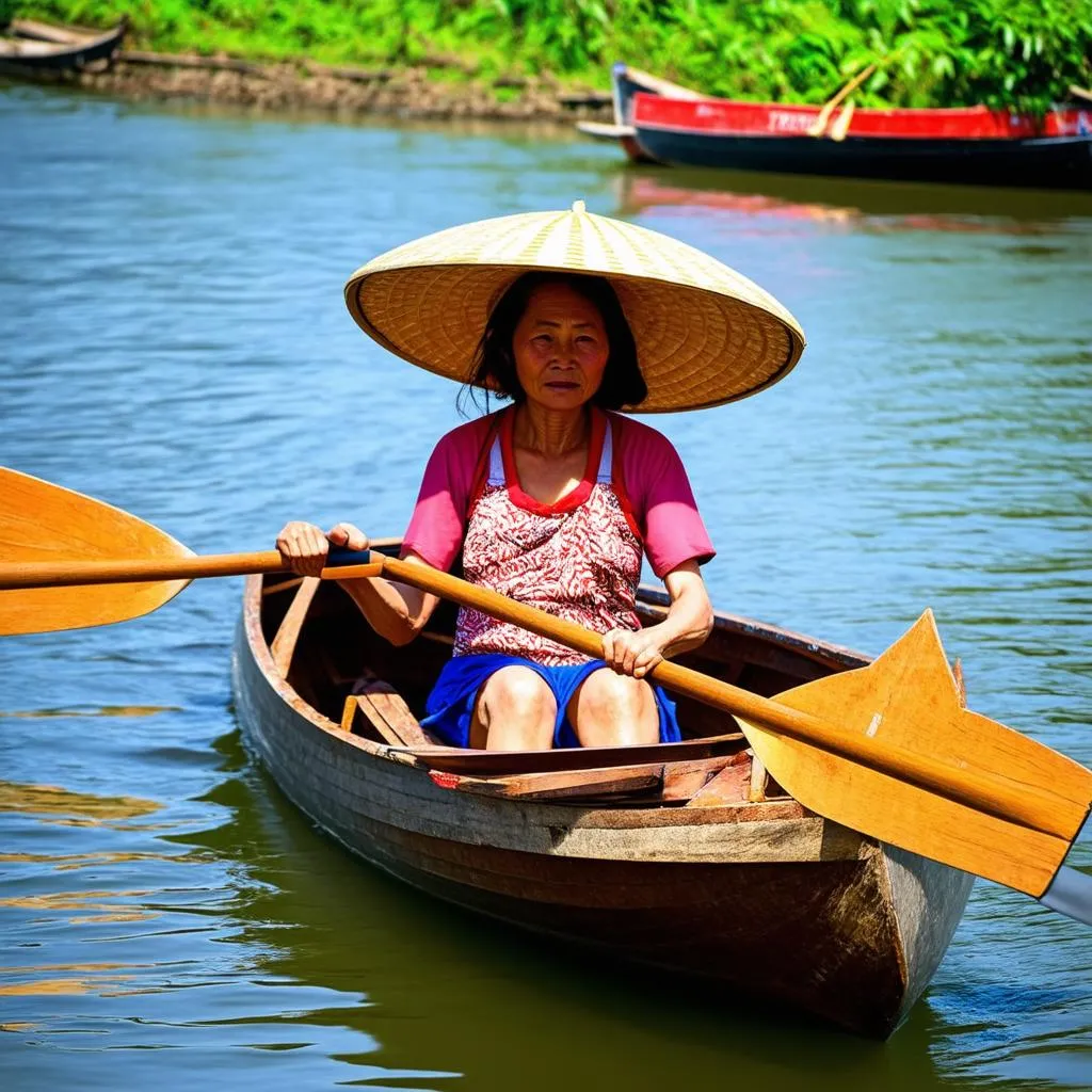 Kim Son Floating Village Scene 2