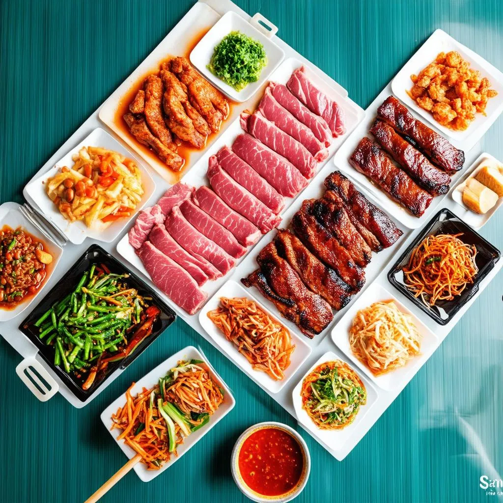 Korean BBQ Table