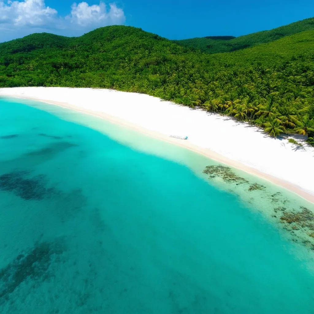 Ky Co Beach Aerial View