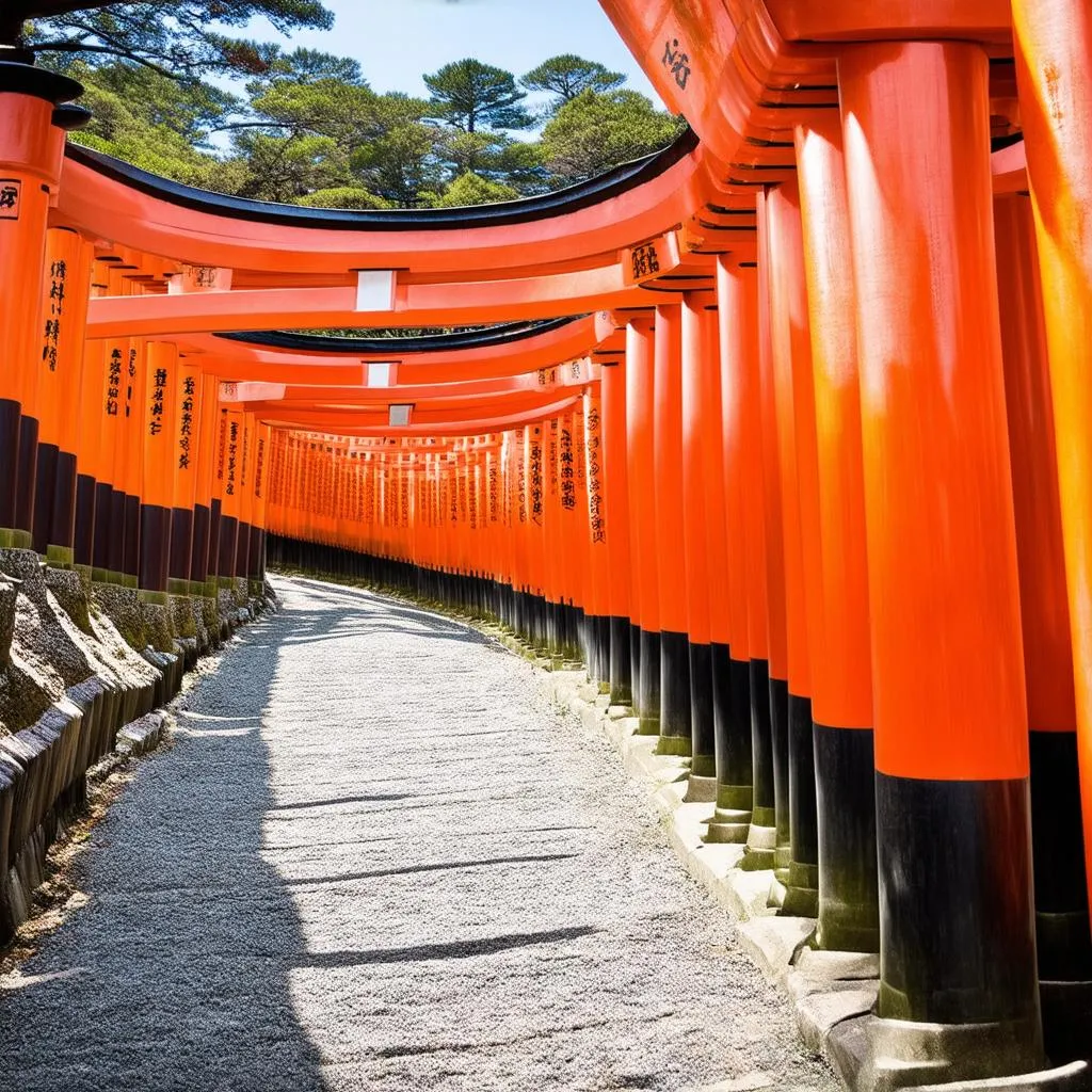 Fushimi Inari Shrine in Kyoto